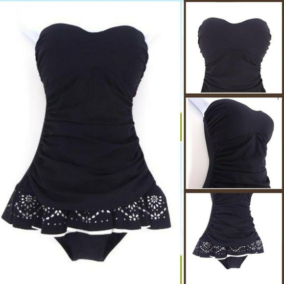 Profile By Gottex Other - Profile Gottex Women Tankini Halter Swimsuit Ruffl